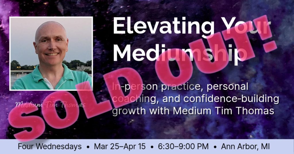 Elevating Your Mediumship — 4‑Week In‑Person Series